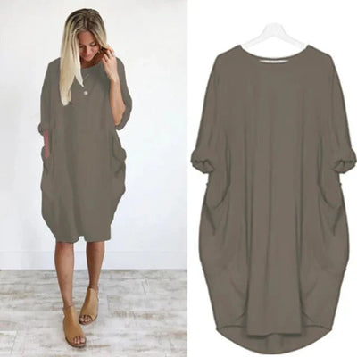 Falerina | Robe confortable avec poches
