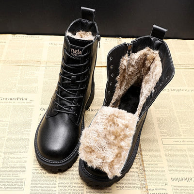 Mimi | Bottes en cuir noir