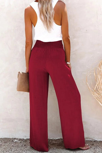 Christelle | Pantalon confortable à taille haute