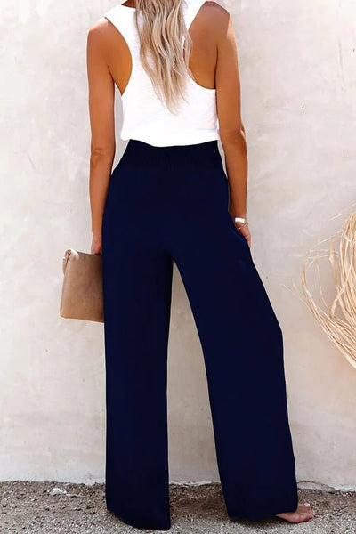 Christelle | Pantalon confortable à taille haute