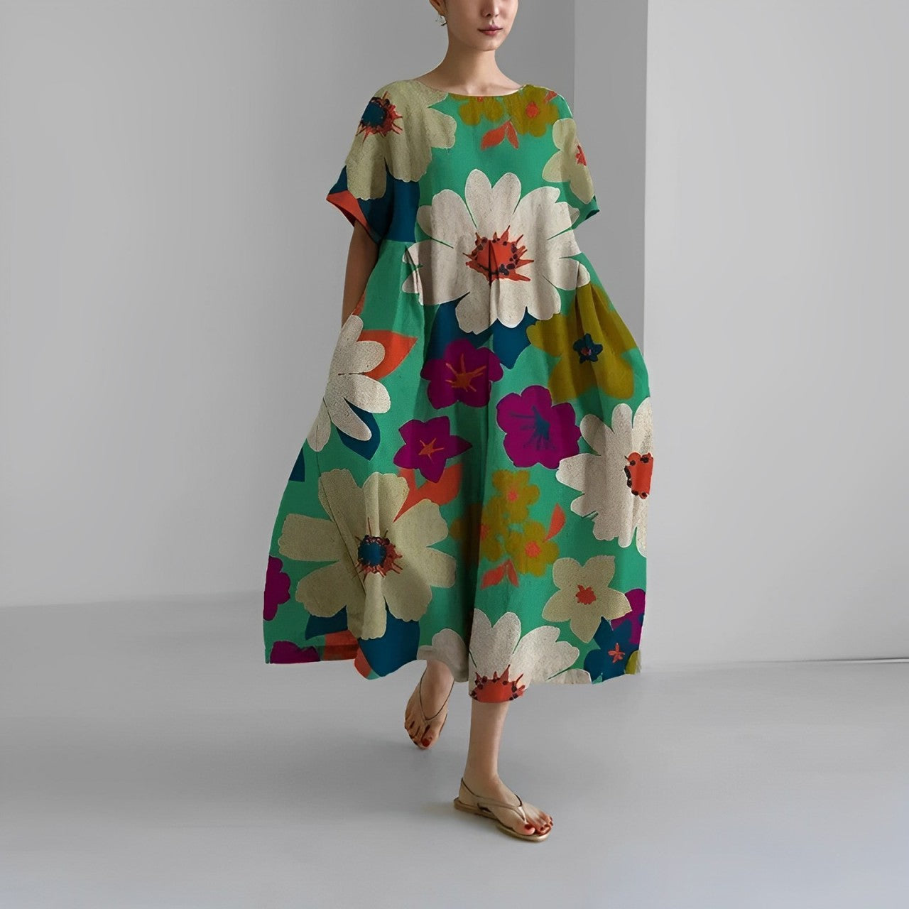 Sophie | Robe florale élégante