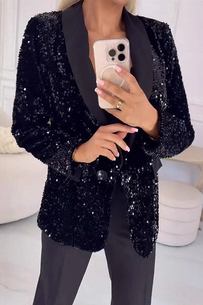 Belle™ | Veste blazer de Noël scintillante