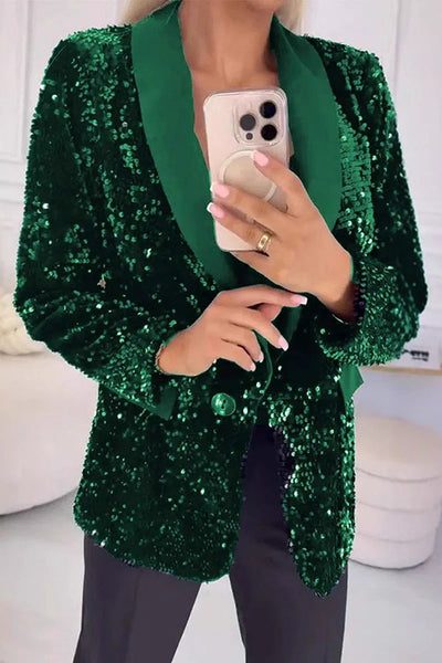 Belle™ | Veste blazer de Noël scintillante