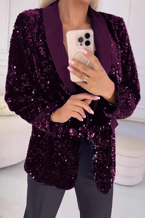 Belle™ | Veste blazer de Noël scintillante