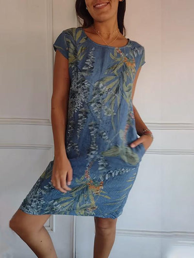 Ariane | Robe confortable à col ras du cou