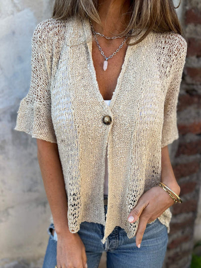 Chantal | Top élégant avec texture