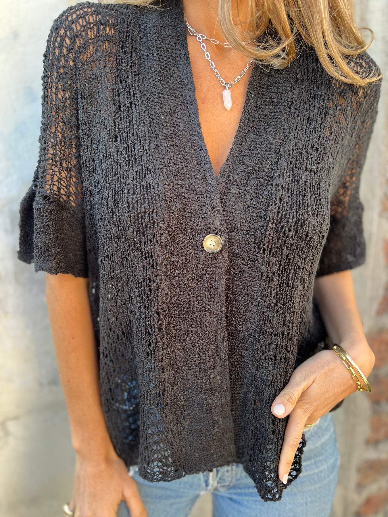 Chantal | Top élégant avec texture