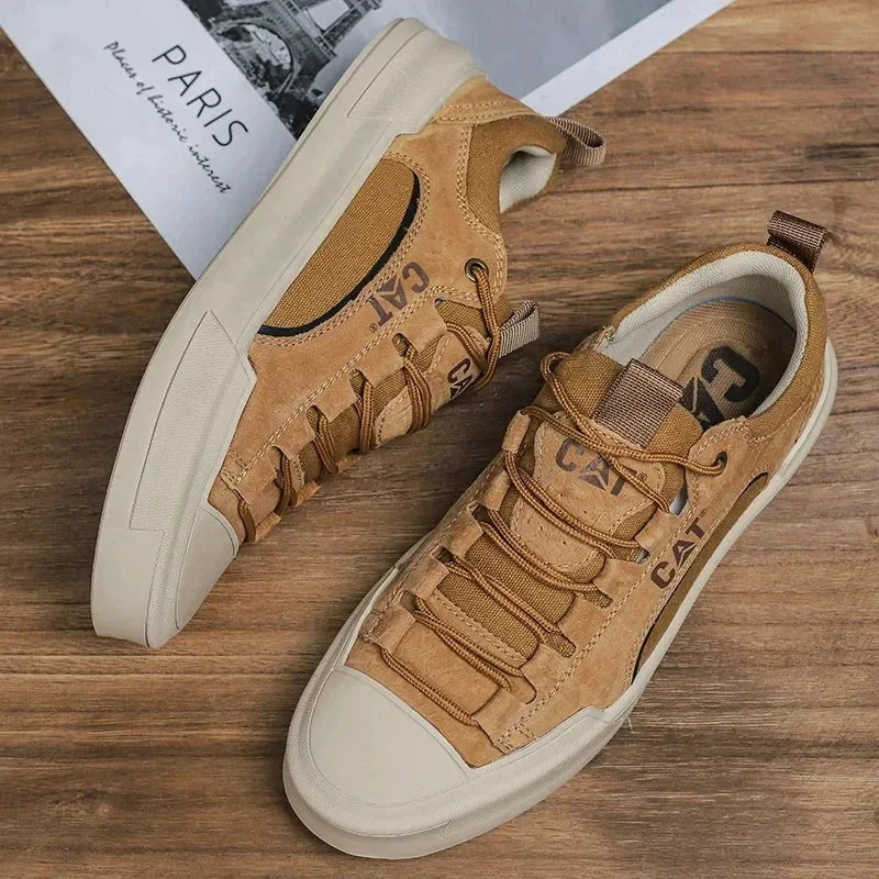 CAT | Baskets en cuir