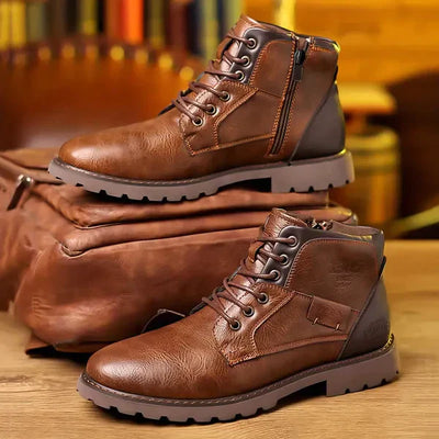 Beira™ | Bottes à Lacets en Cuir Premium