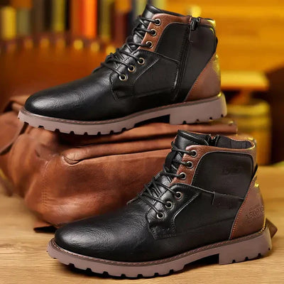 Beira™ | Bottes à Lacets en Cuir Premium