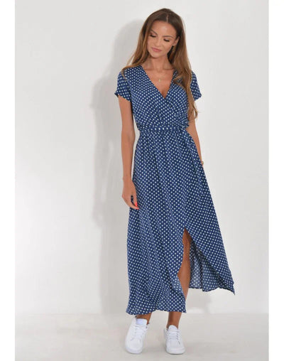 Louisa | Robe élégante à col en V