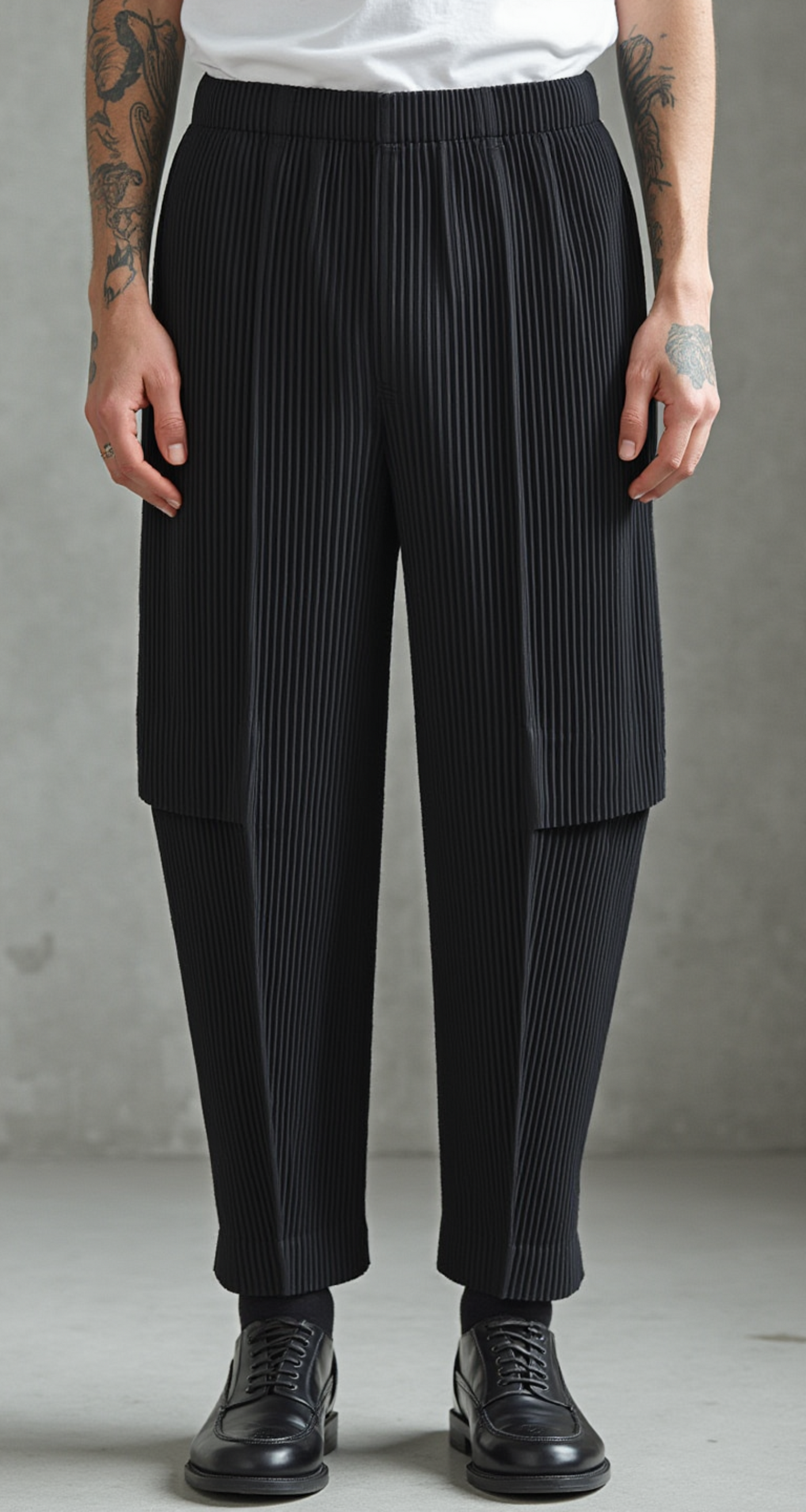 Louis | Pantalon cargo plissé