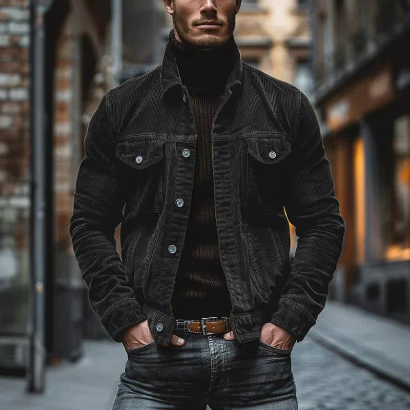 MILO | VESTE EN VELOURS CÔTELÉ RÉTRO