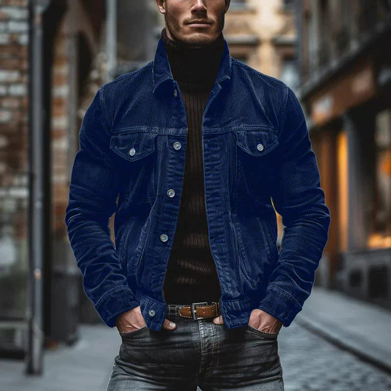 MILO | VESTE EN VELOURS CÔTELÉ RÉTRO