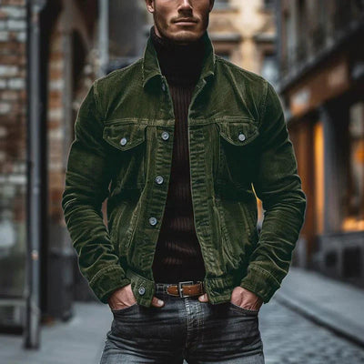 MILO | VESTE EN VELOURS CÔTELÉ RÉTRO