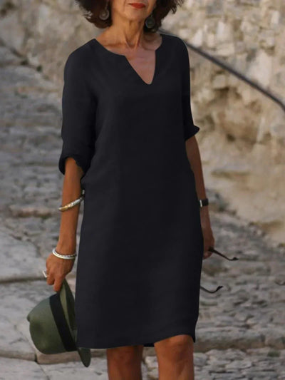 Nadine | Robe élégante avec décolleté en V