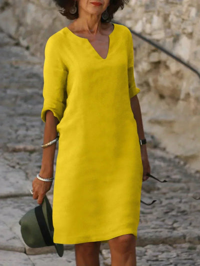 Nadine | Robe élégante avec décolleté en V