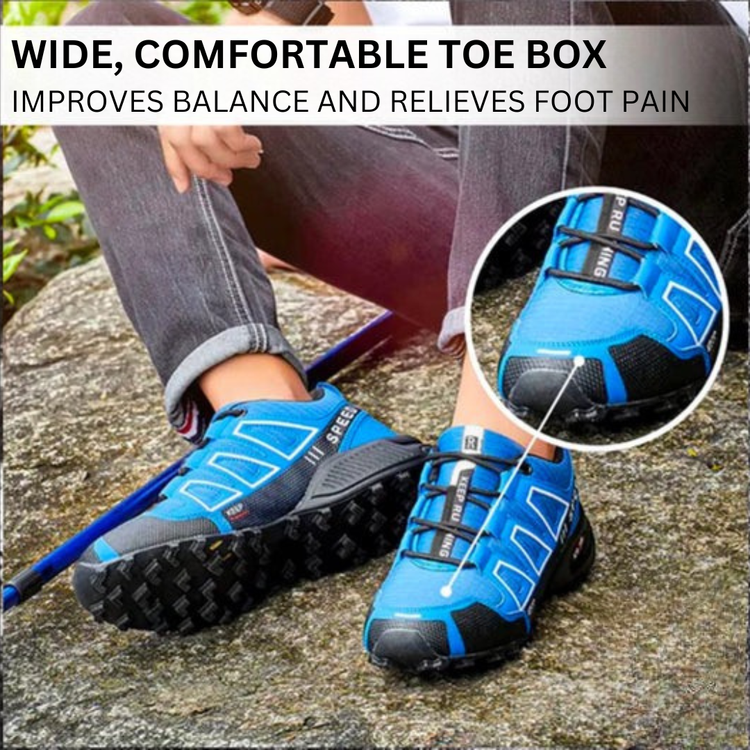 OrthoTrekking - Chaussure de trekking et de randonnée ergonomique et antalgique