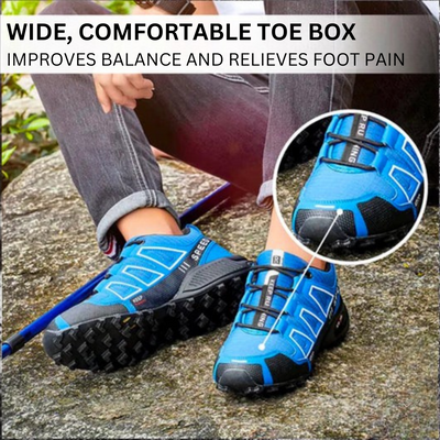 OrthoTrekking - Chaussure de trekking et de randonnée ergonomique et antalgique