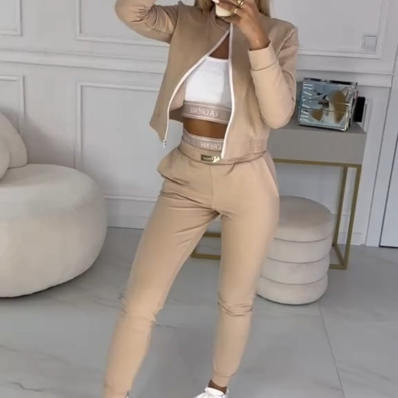 Leona | Costume femme trois pièces avec fermeture éclair