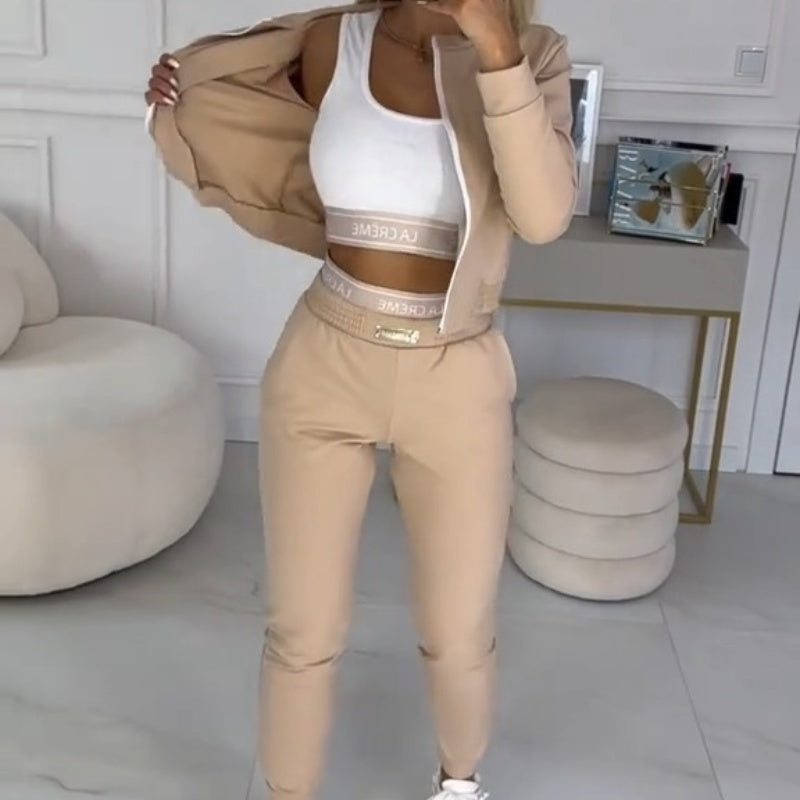Leona | Costume femme trois pièces avec fermeture éclair