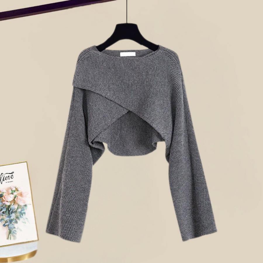 Enrica | Robe en tricot élégante Set