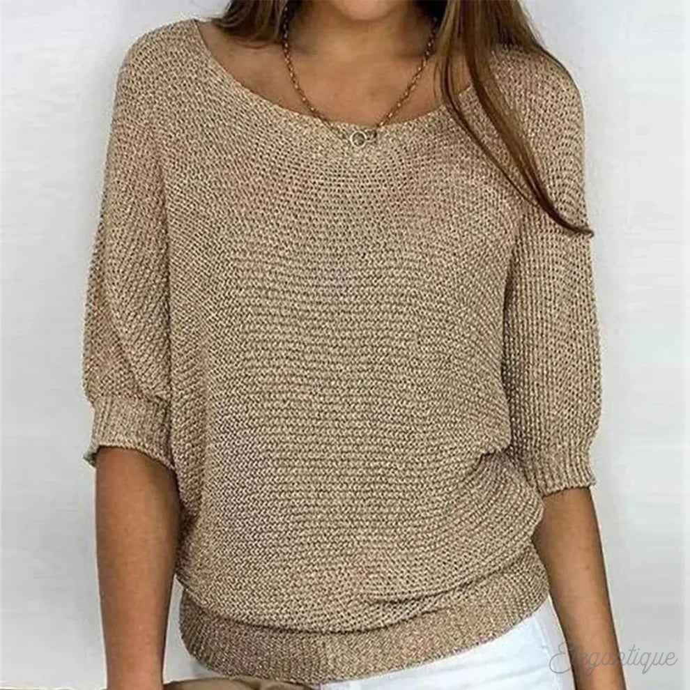 Camille | Pull en maille Effortless Chic