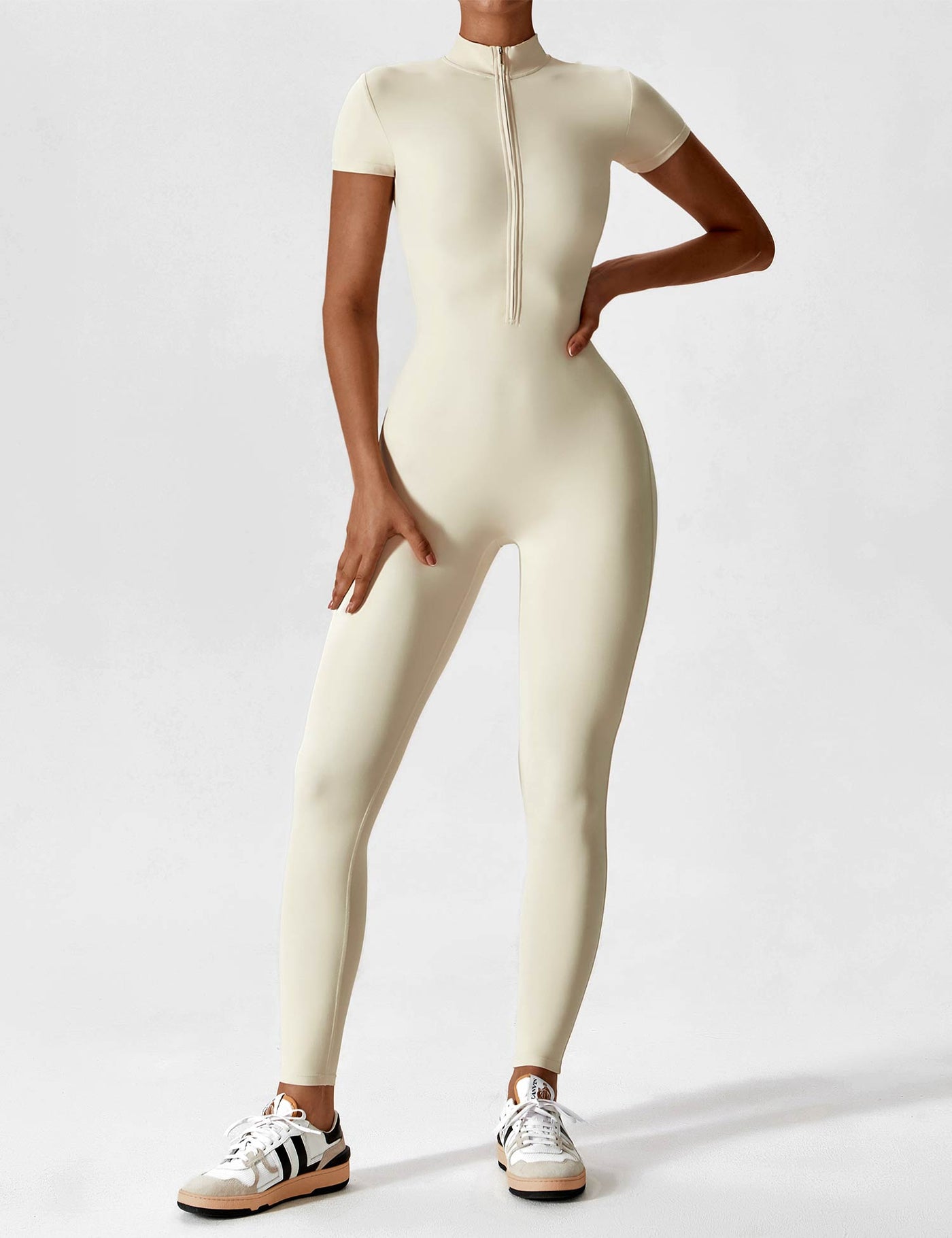 Ilene | Jumpsuit élégant avec fermeture éclair