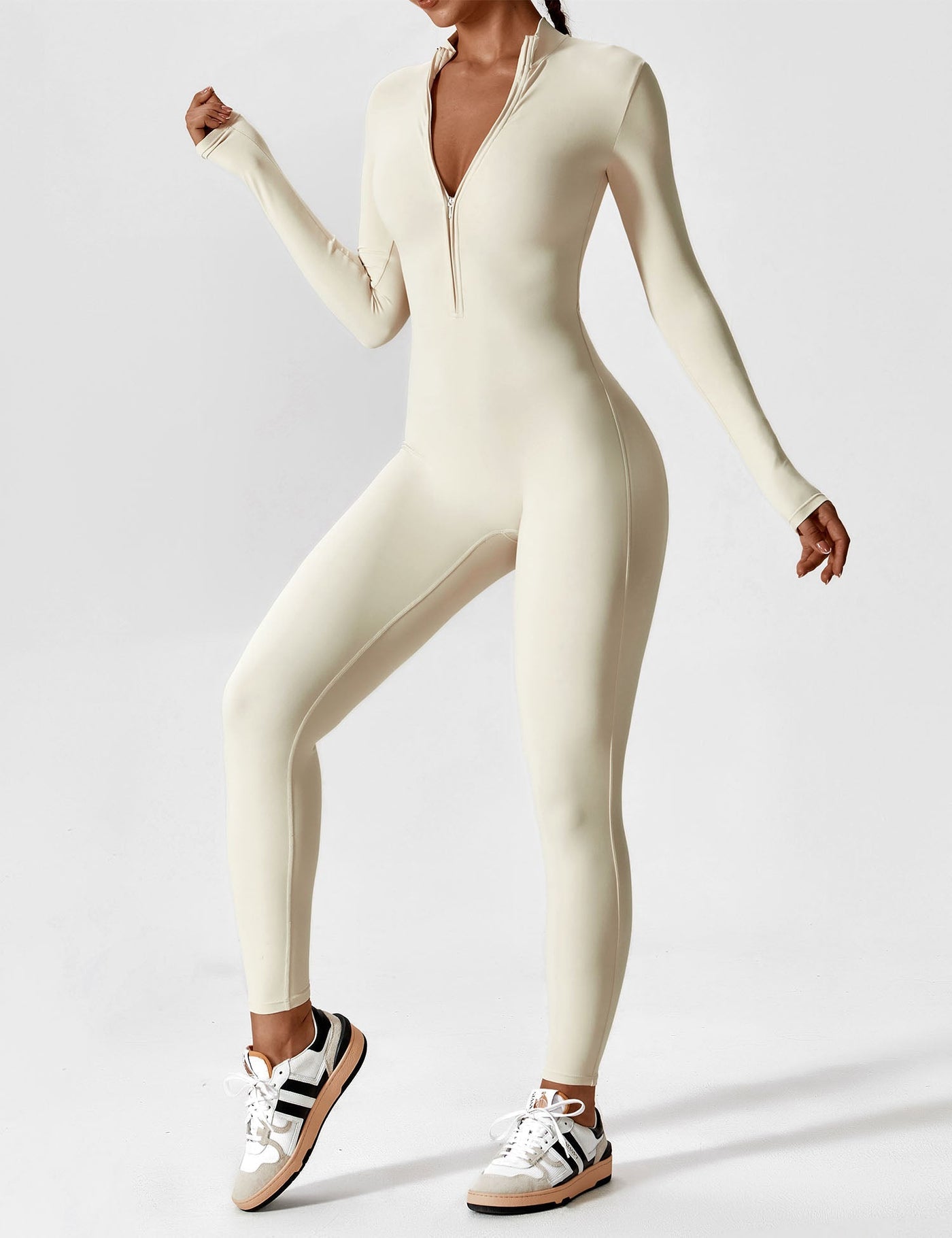 Ilene | Jumpsuit élégant avec fermeture éclair