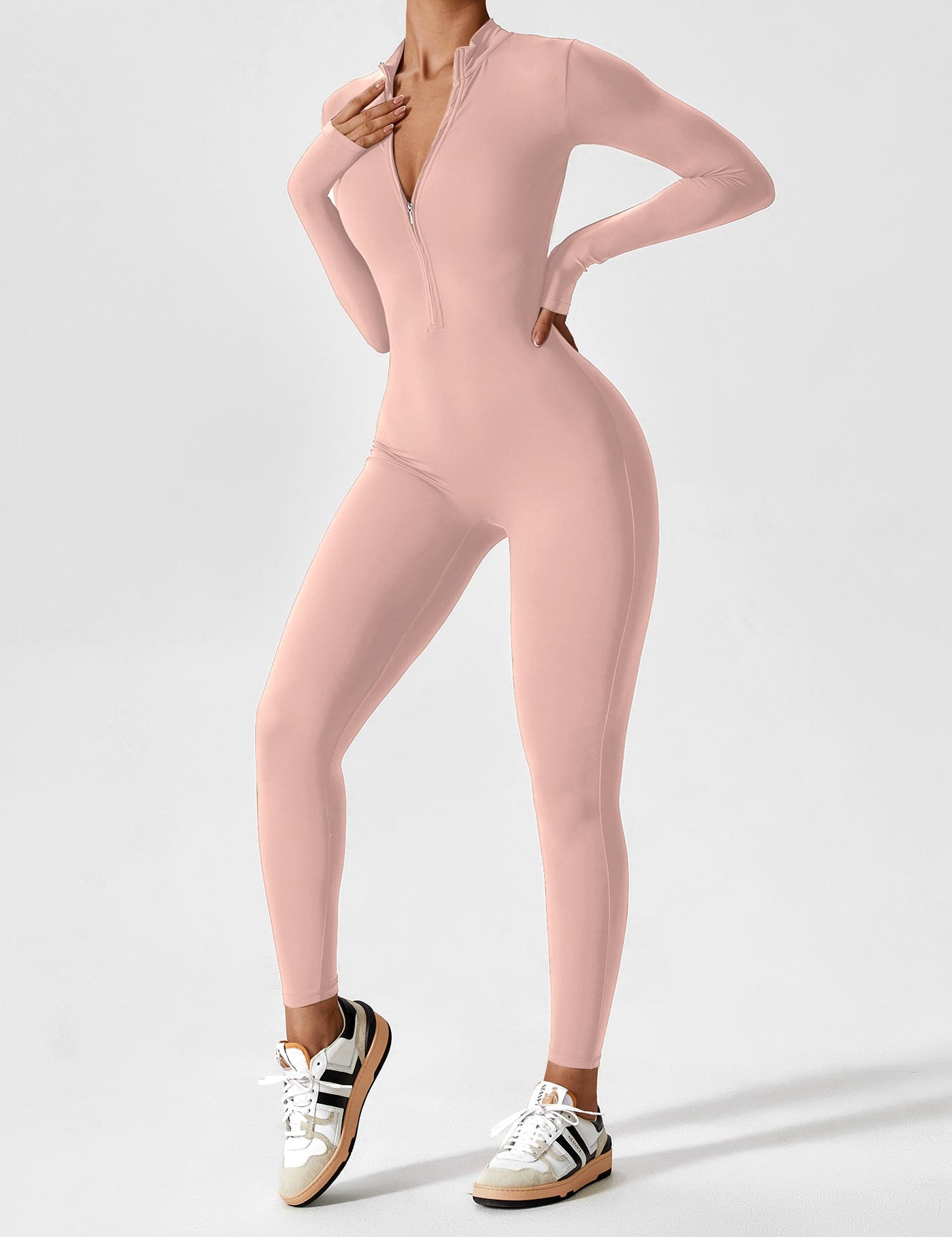 Ilene | Jumpsuit élégant avec fermeture éclair