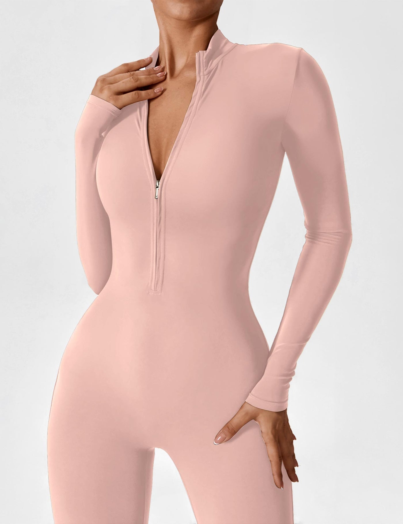 Ilene | Jumpsuit élégant avec fermeture éclair