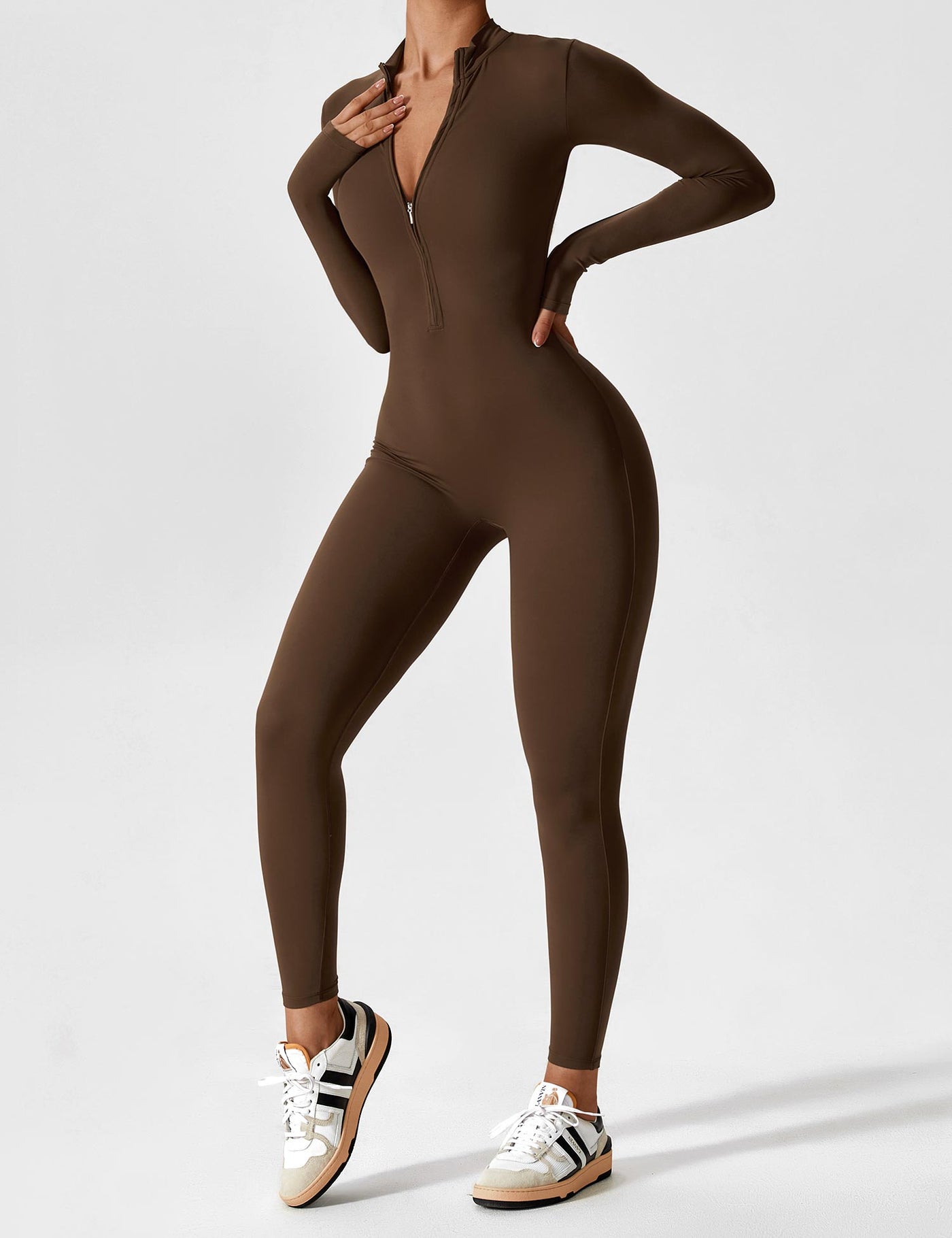 Ilene | Jumpsuit élégant avec fermeture éclair