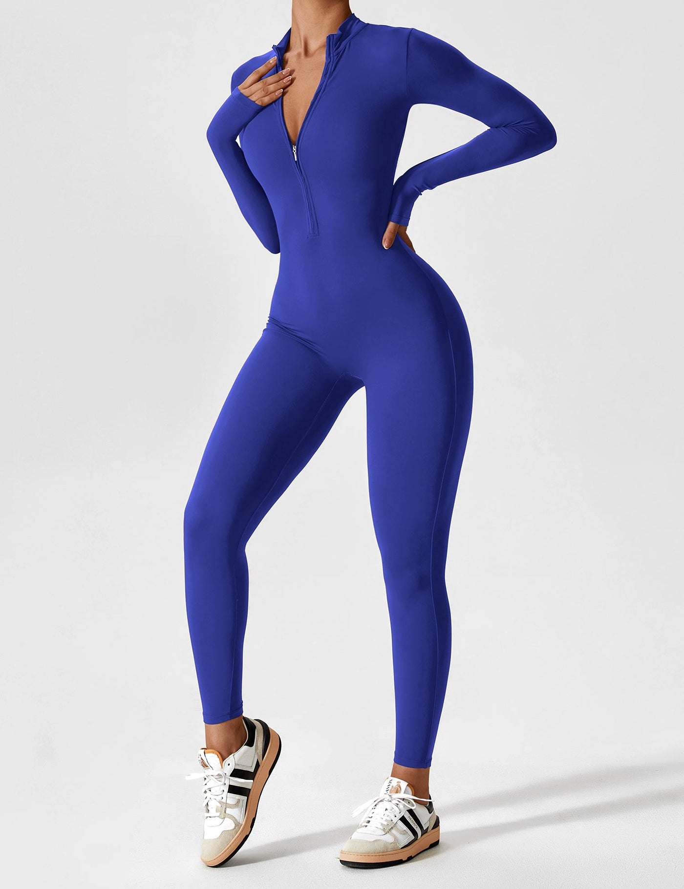 Ilene | Jumpsuit élégant avec fermeture éclair