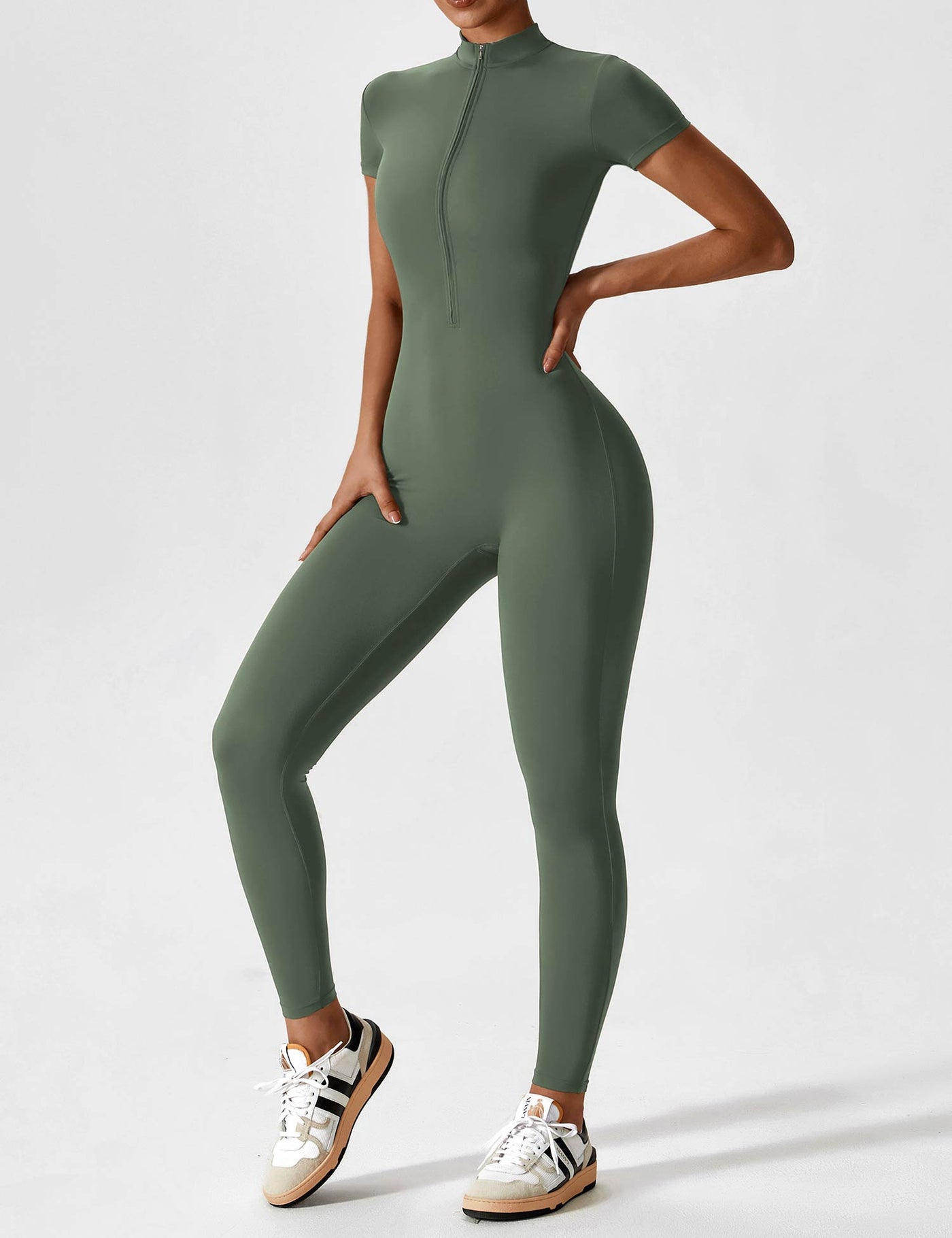 Ilene | Jumpsuit élégant avec fermeture éclair