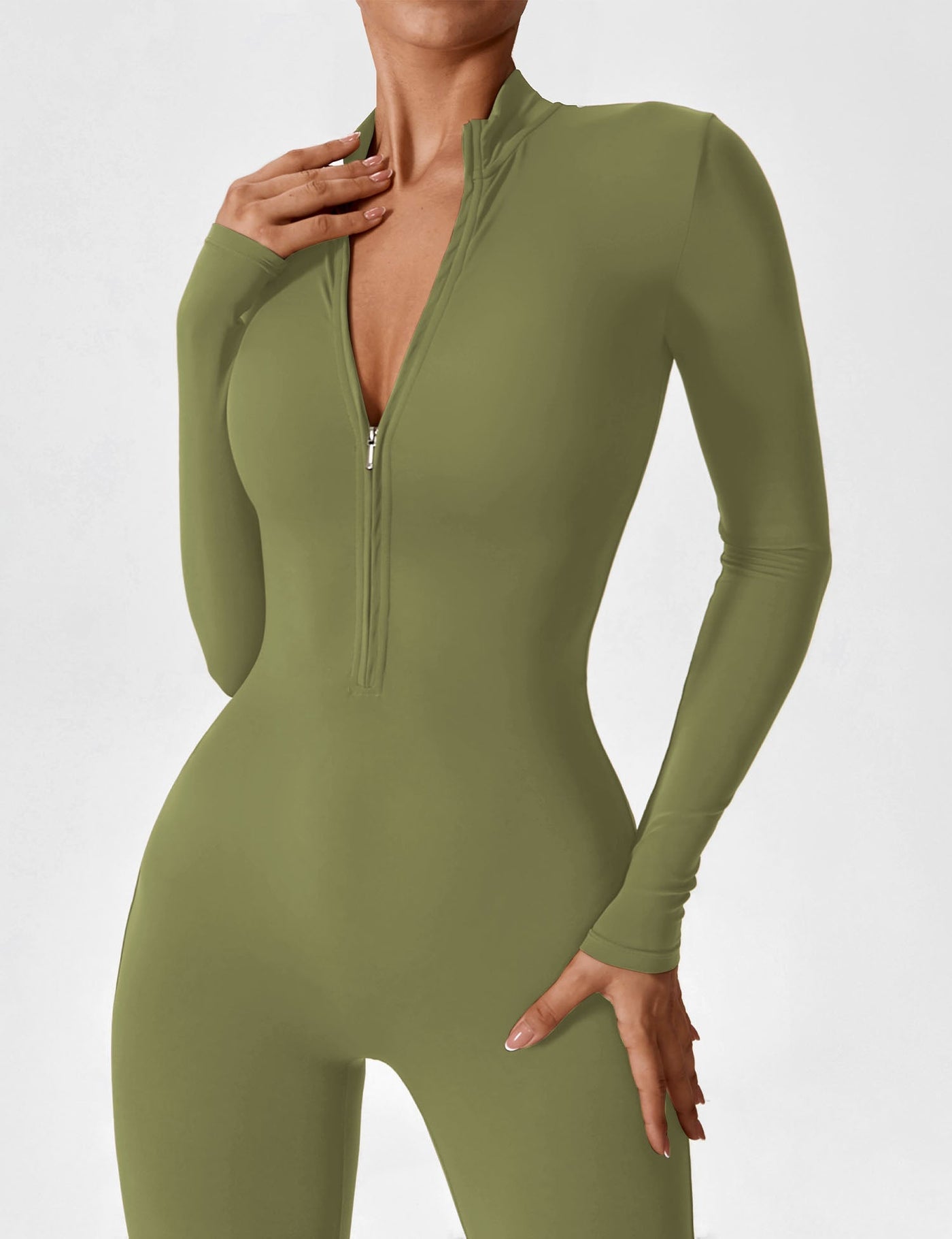 Ilene | Jumpsuit élégant avec fermeture éclair