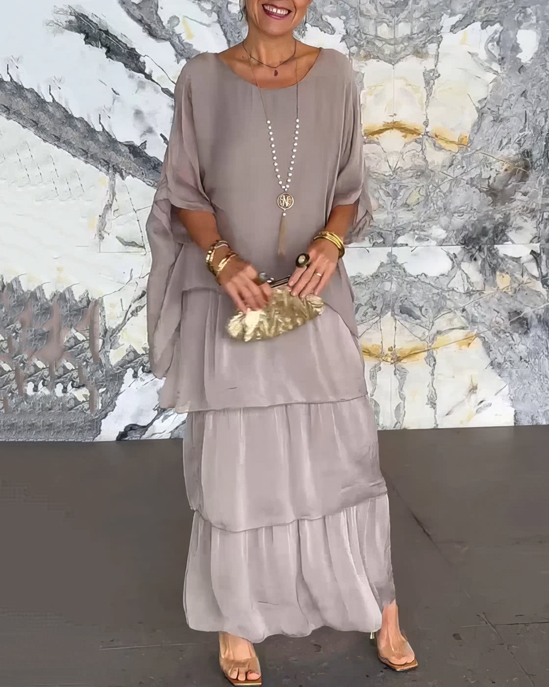 Aïcha | Robe artistique à coupe ample