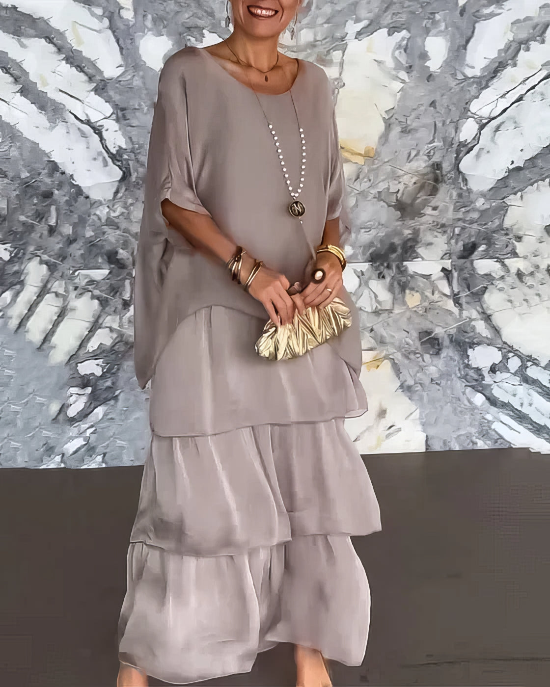 Aïcha | Robe artistique à coupe ample