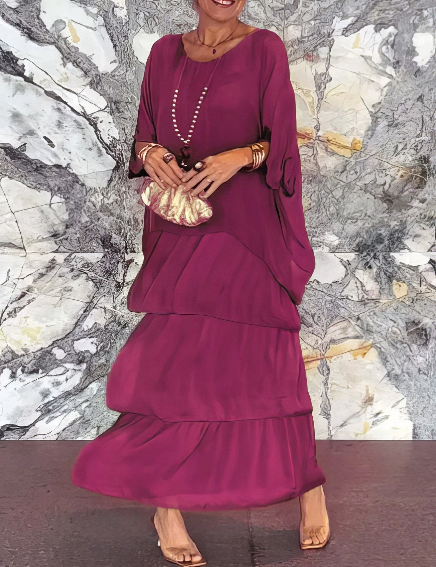 Aïcha | Robe artistique à coupe ample